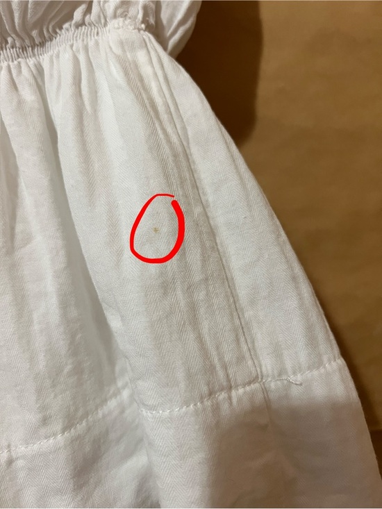 Miou Muse | Strapless Ruffle Top Peplum Tube Top White Size M - Picture 10 of 11